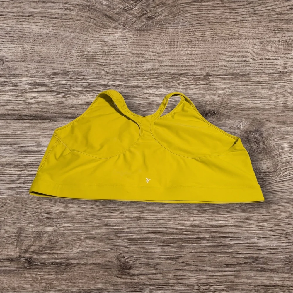 Yellow Sports Bra